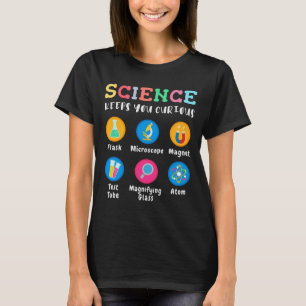 Camiseta A ciência mantém você curioso