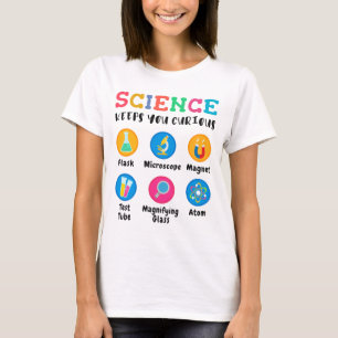 Camiseta A ciência mantém você curioso