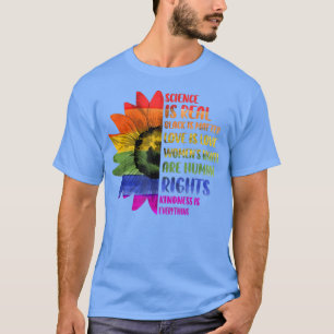 Camiseta A Ciência orgulho gay é vida negra real que import