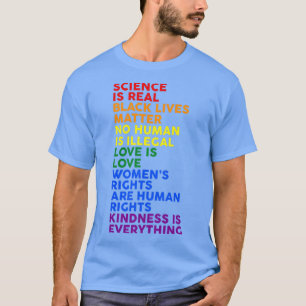 Camiseta A Ciência orgulho gay é vida negra real que import