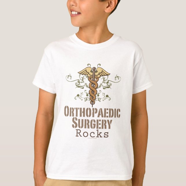 Camiseta A cirurgia ortopédica balança o t-shirt dos miúdos (Frente)