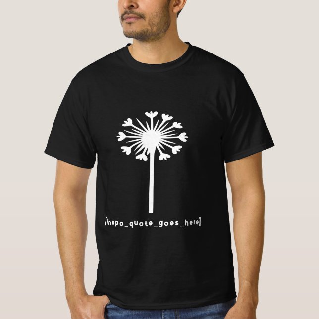 Camiseta A citação da Inspo vai para aqui (Frente)