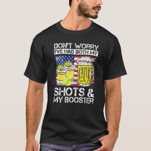 Camiseta A citação da vacina não se preocupe, eu tive meus 