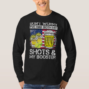 Camiseta A citação da vacina não se preocupe, eu tive meus