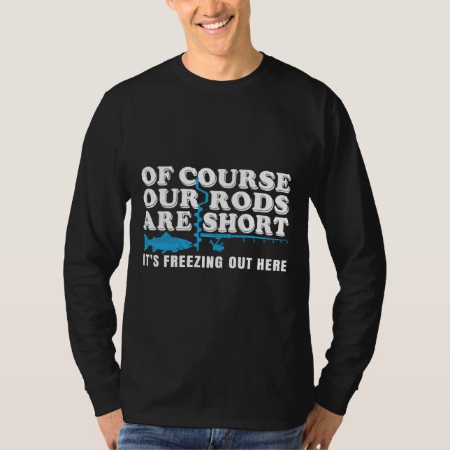 Camiseta A Citação De Pesca De Rod Fora É Curta, É Gratuita (Frente)