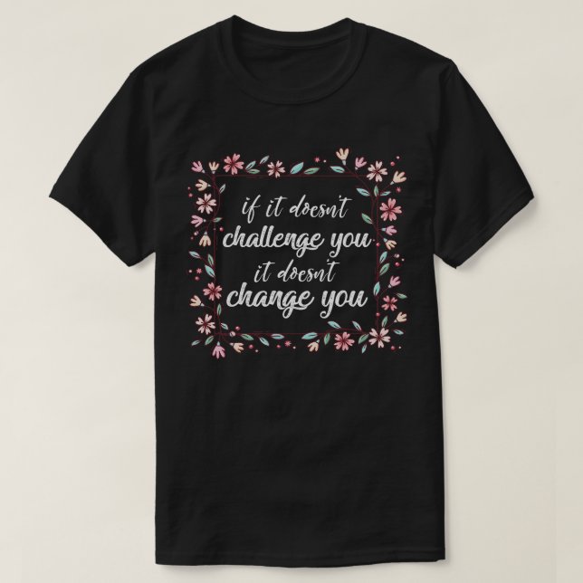 Camiseta A Citação Motivacional Com Ideias De Presentes Par (Frente do Design)