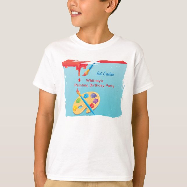 Camiseta A classe de arte caçoa o t-shirt (Frente)