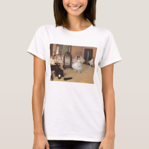 Camiseta A classe de dança por Edgar Degas, balé do vinta
