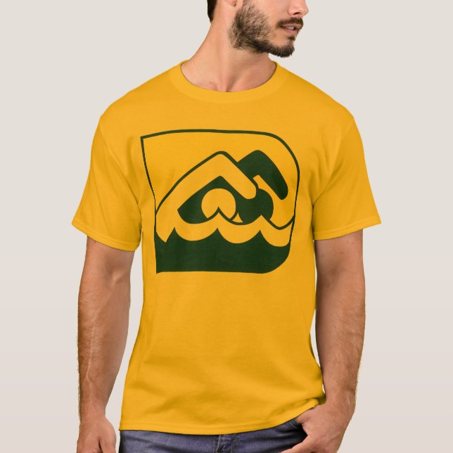Camiseta A classe etária 2 do clube da natação do dínamo (Frente)