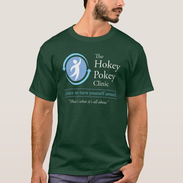 Camiseta A clínica do Pokey de Hokey (Frente)