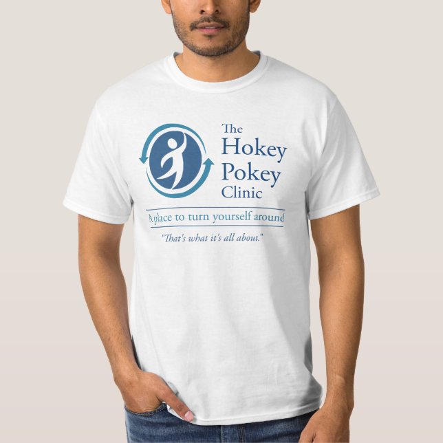Camiseta A Clínica Hokey Pokey (Frente)