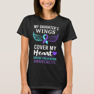 Camiseta A Cobrir das Asas da Minha Filha é Consciência do
