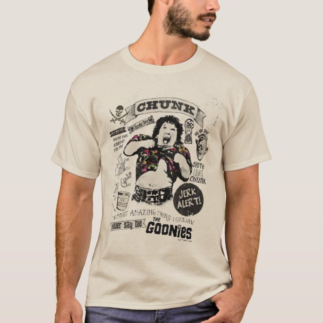Camiseta A Colagem Retroativa do Bloco das Goonies (Frente)