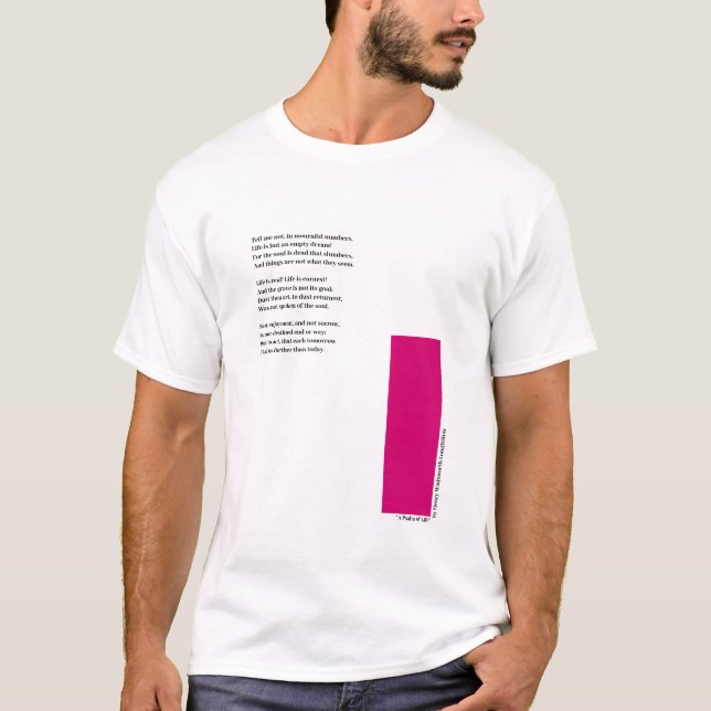 Camiseta A coleção #4 dos poetas inoperantes por H.W. (Frente)