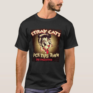 Camiseta A coleção do presente de banda de gatos vadios6