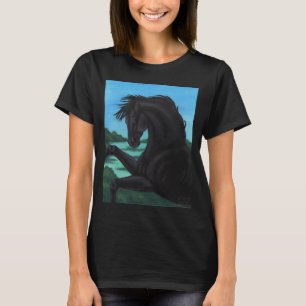 Camiseta "" A coleção preta do cavalo