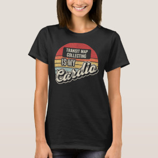 Camiseta A Coleta De Mapa De Trânsito É O Meu Retro De Vint