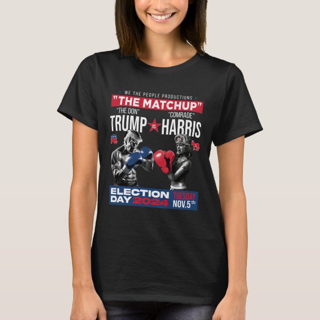 Camiseta A Combinação Do Don E Do Camarada Harris - Pro Tru (Frente)