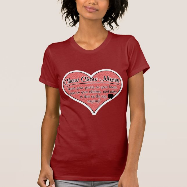 Camiseta A comida de comida mistura o humor do cão dos (Frente)