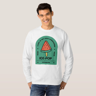 Camiseta A Comida de gelo é minha linguagem de amor