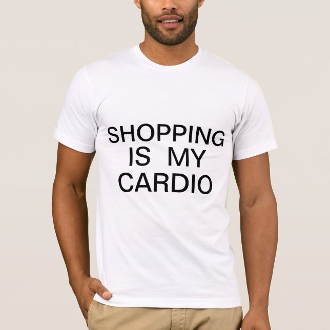 Camiseta A compra é meu cardio- (Frente)