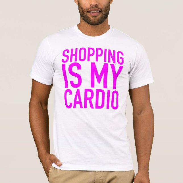 Camiseta A compra é meu cardio- (Frente)