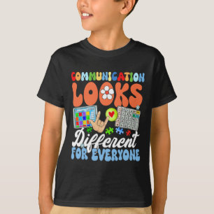 Camiseta A Comunicação De Groovy Parece Diferente Para Todo