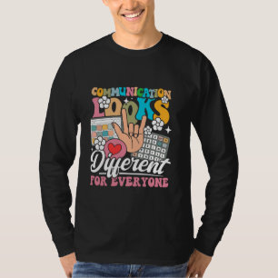 Camiseta A comunicação parece diferente para todos os utism