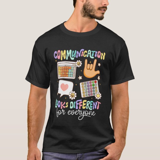 Camiseta A Comunicação Parece Diferente para Todos SPED Te (Frente)