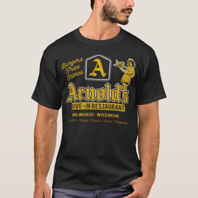 Camiseta A Condução De Arnold Em Vestido (Frente)