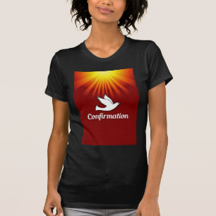 Camiseta A confirmação da filha do convite personaliza,