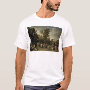 Camiseta A consagração de uma igreja da vila, c.1650