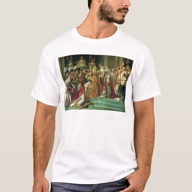 Camiseta A consagração do imperador Napoleon (Frente)