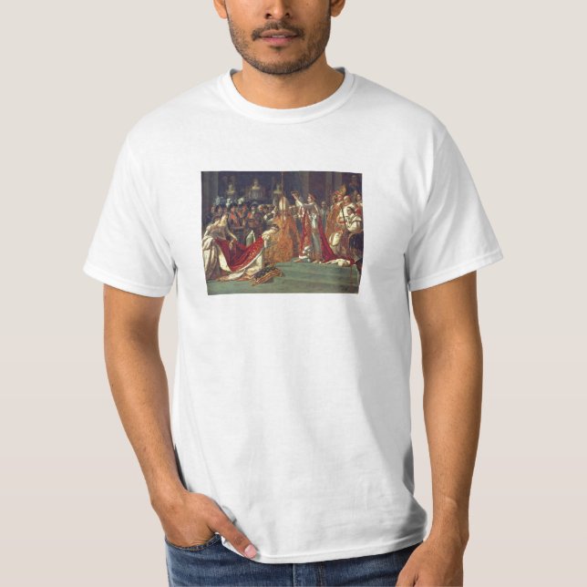 Camiseta A consagração do imperador Napoleon 1 (Frente)