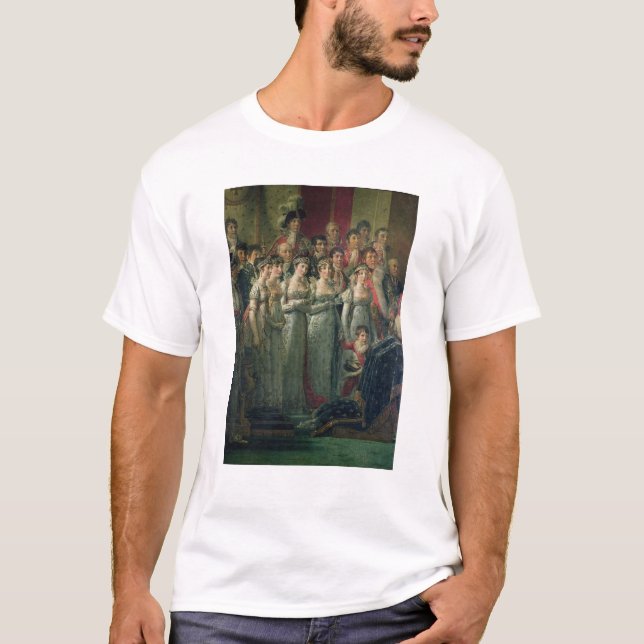Camiseta A consagração e o Josephine de Napoleon (Frente)
