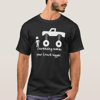 Camiseta A consanguinidade faz seu caminhão mais grande