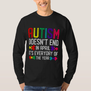 Camiseta A Consciência Autista Termina Em Abril É Cotidiana