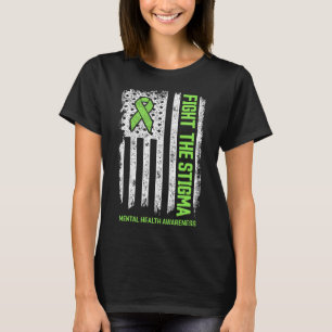Camiseta A Consciência Da Saúde Mental Combater O Stigma Me