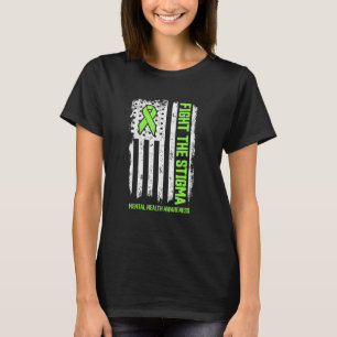 Camiseta A Consciência Da Saúde Mental Combater O Stigma Me
