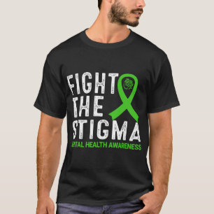 Camiseta A Consciência da Saúde Mental do Estigma