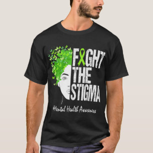 Camiseta A Consciência da Saúde Mental do Estigma 1