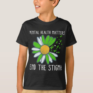 Camiseta A Consciência da Saúde Mental do Estigma 1