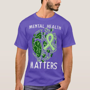 Camiseta A Consciência da Saúde Mental Estigma apoia o Ribb