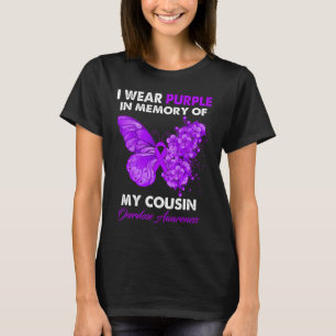 Camiseta A Consciência Da Sobredosagem Da Borboleta Eu Vist