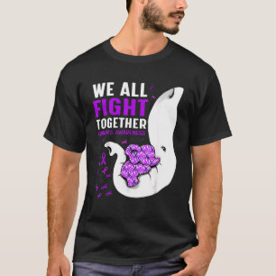 Camiseta A consciência de Crohn que todos lutamos juntos co
