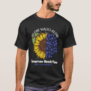 Camiseta A consciência de que ninguém caminha sozinho amanh