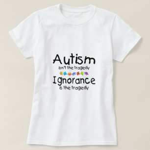Camiseta A consciência do autismo não é a tragédia