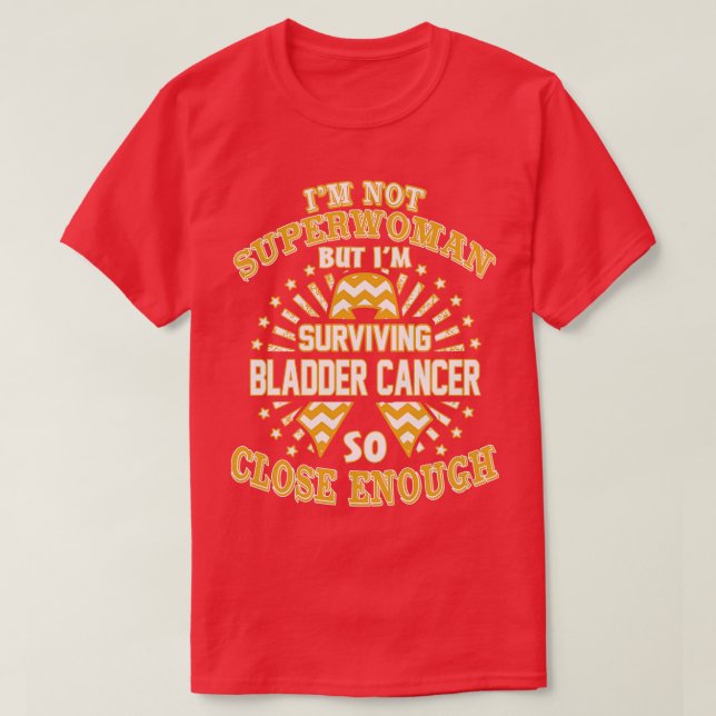 Camiseta A Consciência Do Cancer Bladeado Não Sou Uma Super (Frente do Design)