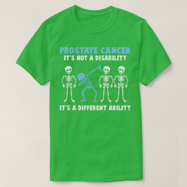 Camiseta A Consciência Do Cancer Da Próstata Não É Uma Defi (Frente do Design)