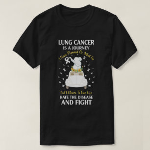 Camiseta A Consciência Dos Canceres Pulmonares É Uma Viag
